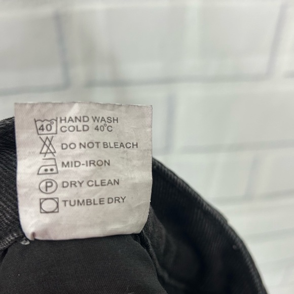 Princess Polly Cece Hammer Wide Leg Knee Rip Jeans size 10 - Picture 8 of 8